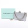 Female clutch, eco -leather, chrisbella silver, 19x5x12 cm