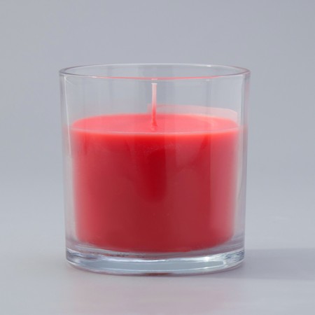 Aromatic giant in a glass "Sweet strawberries", soy wax, 10x10 cm-2
