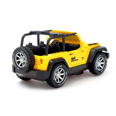 The jeep machine, doors, light and sound open, works from batteries, mixtures-2