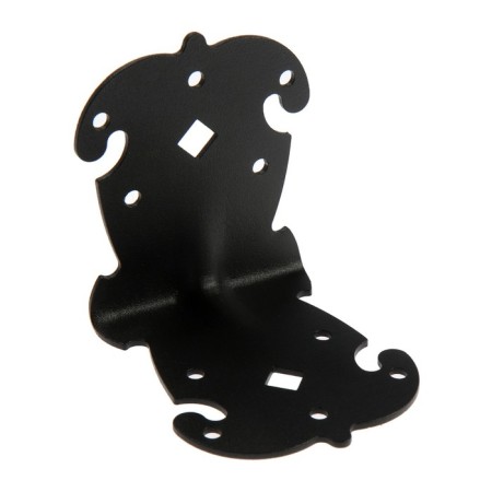 Corner Figus tundra , 90x90x80x2.1 reinforced, Black color 1 pc.-3