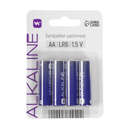 Alkaline battery Windigo, AA, LR6, blister, 4 pcs-4