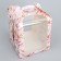 Box for cake, confectionery packaging, Sakura, 15 x 15 x 18 cm