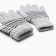 Gloves female, the color is light gray, size 18