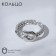 Ring "Bulavka" trend, silver color, dimensionless