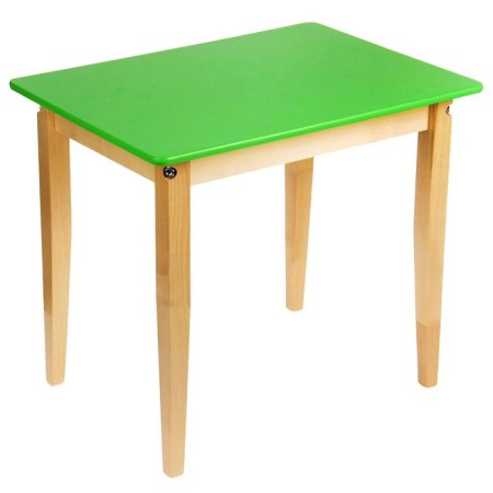 Table children No. 3 (H = 520) (600x450), green color