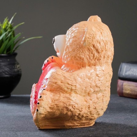 Копилка "Мишка с сердцем" 16х20см-1