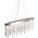 Crystal Crystal chandelier Venecia 6xe14 40w, size 90x20x45-100 cm, chromium color
