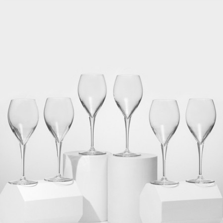 Set of glass glasses Veneto, 445 ml, 6 pcs