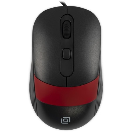 Mouse call 310m black/red optical (2400DPI) USB for a laptop (3but)