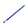 Pour for the Zein mixer, 3/4 ", flexible, silicone, stainless steel, 50 cm, plastic mesh, blue