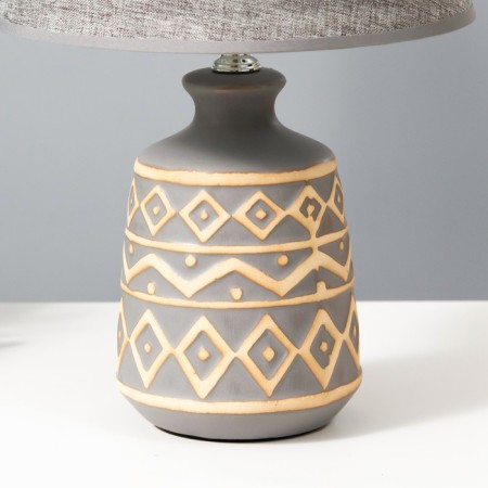 Table lamp 16309/1GR E14 40W gray 20x20x32 cm Risalux-4