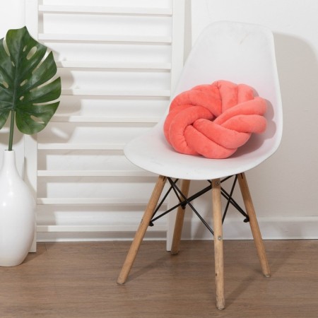 Pillow Estate Ethel, D = 33cm, col. Coral, velor-2
