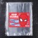 Set of covers is universal, 50 microns, polypropylene, 10pcs, spiderman