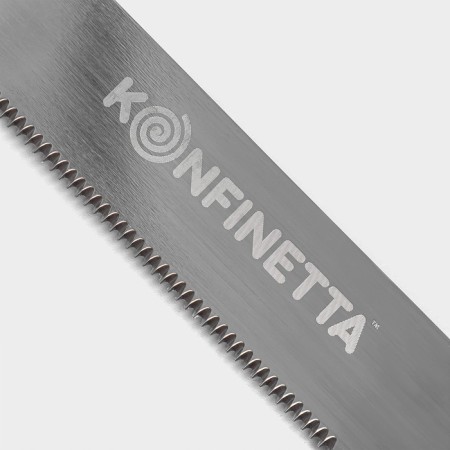 Biscuit knife small teeth konfinetta, blade length 35 cm, wooden handle-3