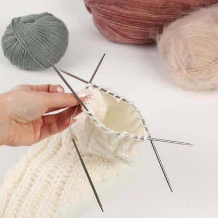 Knitting knitting needles, stitching, flexible, d = 2 mm, 21 cm, 3 pcs-3