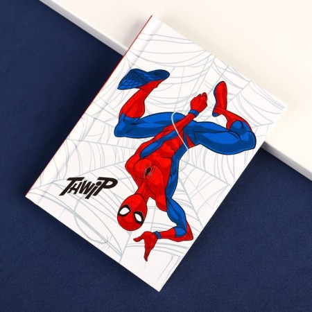 Notepad A7, 64 sheets, in a solid cover, Spider-Man-4