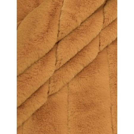 Texrepublic blanket, size 200x220 cm, ocher color-5