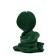 Interior candle in the box "Snake on Coins", Green, 78 x 61 x 52