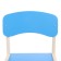 Wooden stool, children's, adjustable, blue color