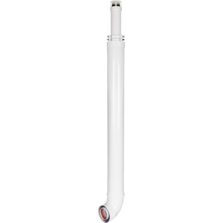 The chimney element Rommer RCA-6010-211220 ANTOLE, D = 60/100 mm, L = 1220 mm, clamp-1