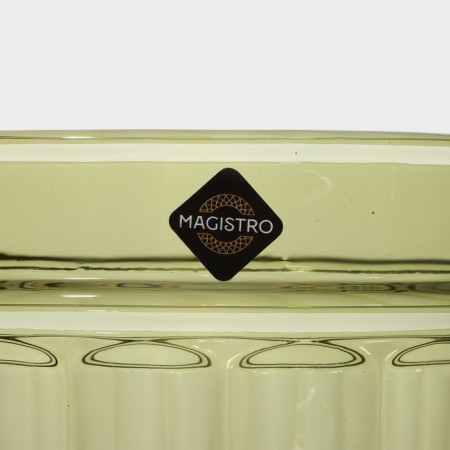 Glass Glass Magistro "La-Channel", 1.1 l, green color-4