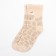 Children's socks kaftan "giraffe", size 14-16, beige color