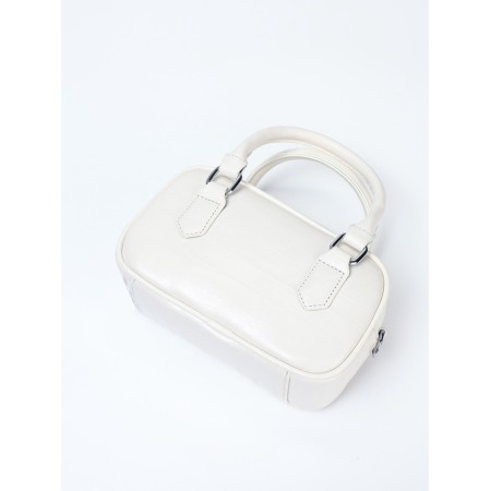 Women's bag, 20*9*12, lightning departure, belt lengths, white-7