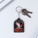 Wooden keychain "Old School", 4.1 x 5.9 cm