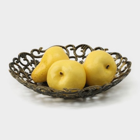 Vase for bread and fruits "Luxury. Antik ", d = 25 cm, color mix-2