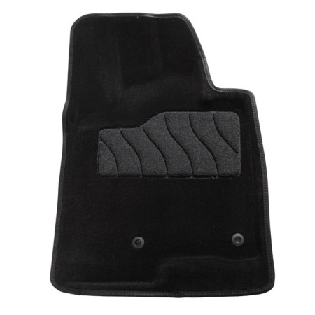 Pile rug for Mitsubishi Pajero IV, 2006-, black-1