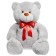 Soft toy "Bear Bart" Color gray, 110 cm