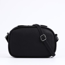 Bag Cross-Bodi with a zipper, black color
