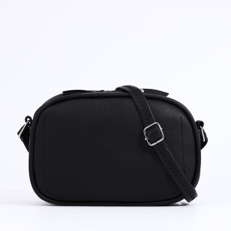 Bag Cross-Bodi with a zipper, black color