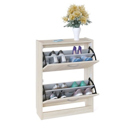 Shoe cabinet, 600 × 220 × 800 mm, sonoma oak color-1
