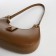 Bag Women's Baget on the zipper Textura, average size, brown color