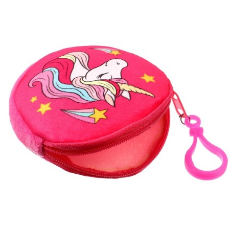 Clushing round wallet, Minnie and Unicorn-1