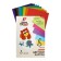Cardboard of color A4, 8 sheets, 8 colors "ray", density 220 g/m2 shallow