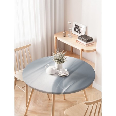 The tablecloth “Unique figure”, round, oxford, elastic band, size 120x120 cm, diameter 75-100 cm-2