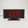 Clock - Electronic desk alarm clock: thermometer, calendar, 17 x 9.5 cm, 3AAA, USB