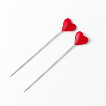 Portnovsky pins "Heart", 55 mm, 50 pcs, color mix-2