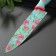 Kitchen knife with an anti -wagoning coating of the “flowers” ​​shares, blade 20 cm