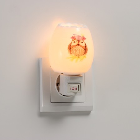 Lamp "Aunt Owl" 1x7W E11 White 6x7x11cm-5