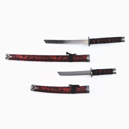 Suv. Product Katana 2B1 on a stand, scabbard to leatherette, red dragon on black 47/70cm-2