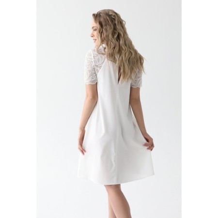 Dress with sleeves made of lace, size 50-4