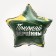 Foil ball 18 “Find the peaks”, star, set of 50 pcs.
