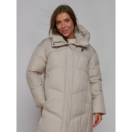 Coat insulated winter feminine, size 48, color light gray-10