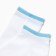 Women's socks, white/blue color, size 38-41