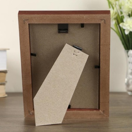 Photo frame pine c24 brown 10x15 cm (plastic screen)-3