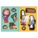 Book with applications, 20 pages, a5, Masha and the bear