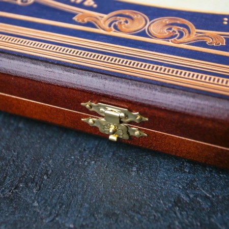 Medium backgammon "Rostislav cannon" 50 × 50 cm-4